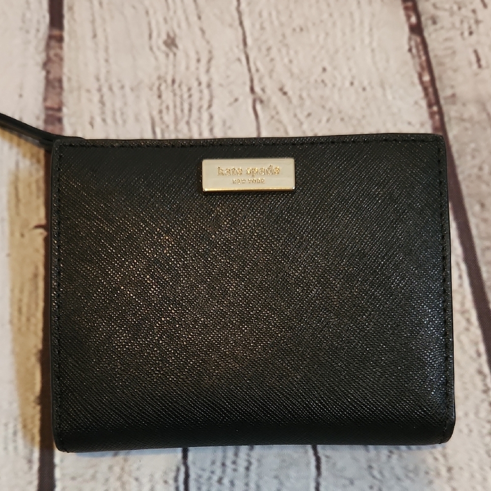 Kate Spade Black Leather Wallet